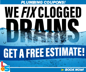 We Fix Clogged Drains plumbing Coupon